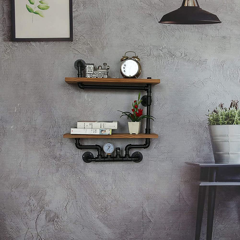 Amazon｜Honent ウォールシェルフ、シェルフインダストリアル