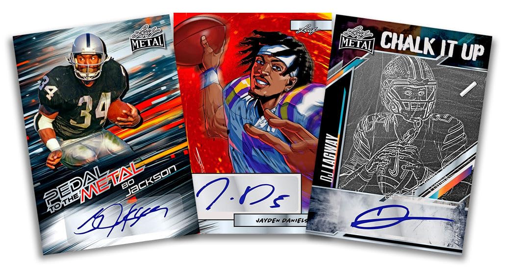 Amazon.com: 2025 Leaf Metal Football JUMBO box (14 cards/bx