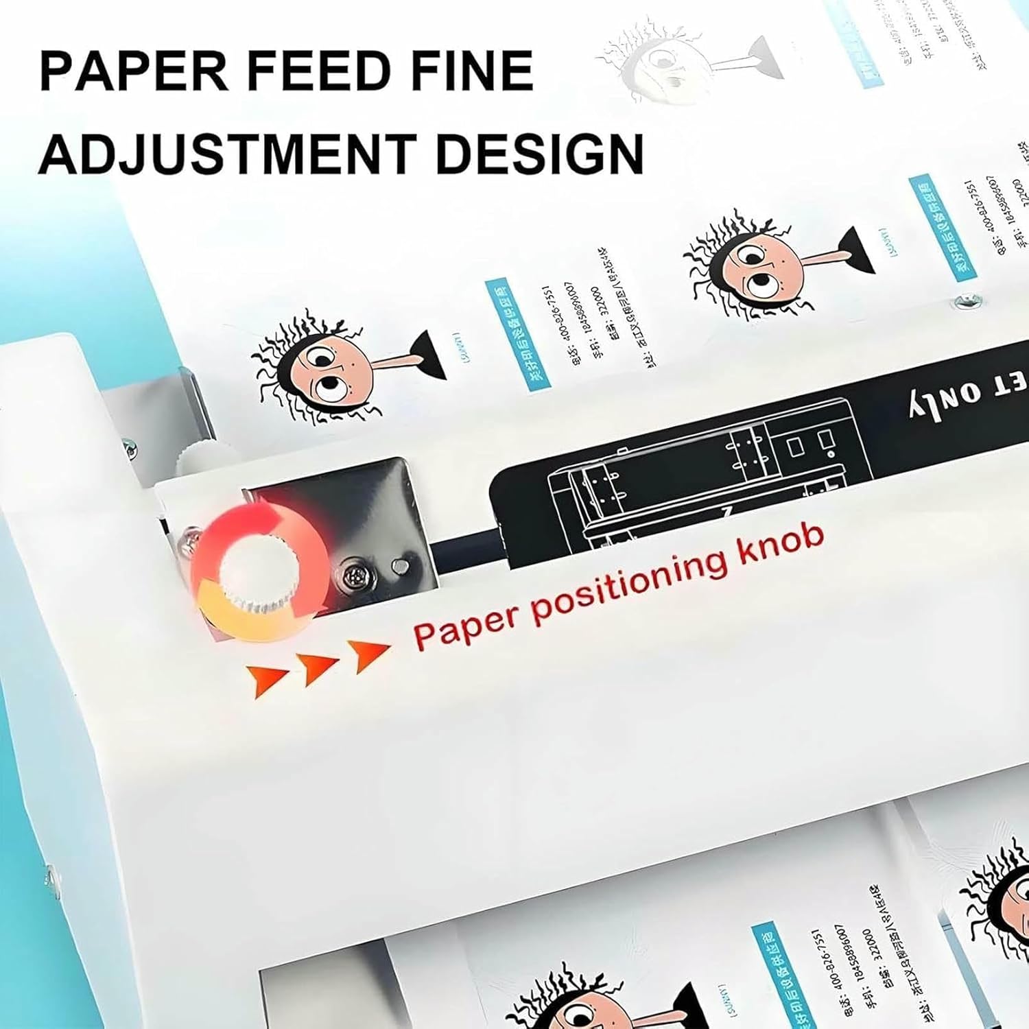 High-Speed Electric Business Card Cutter - Adjustable Margin (9-12mm) - Cuts 30 Cards/Minute for Efficient, Professional Results - Ideal for Small Businesses and Print Shops