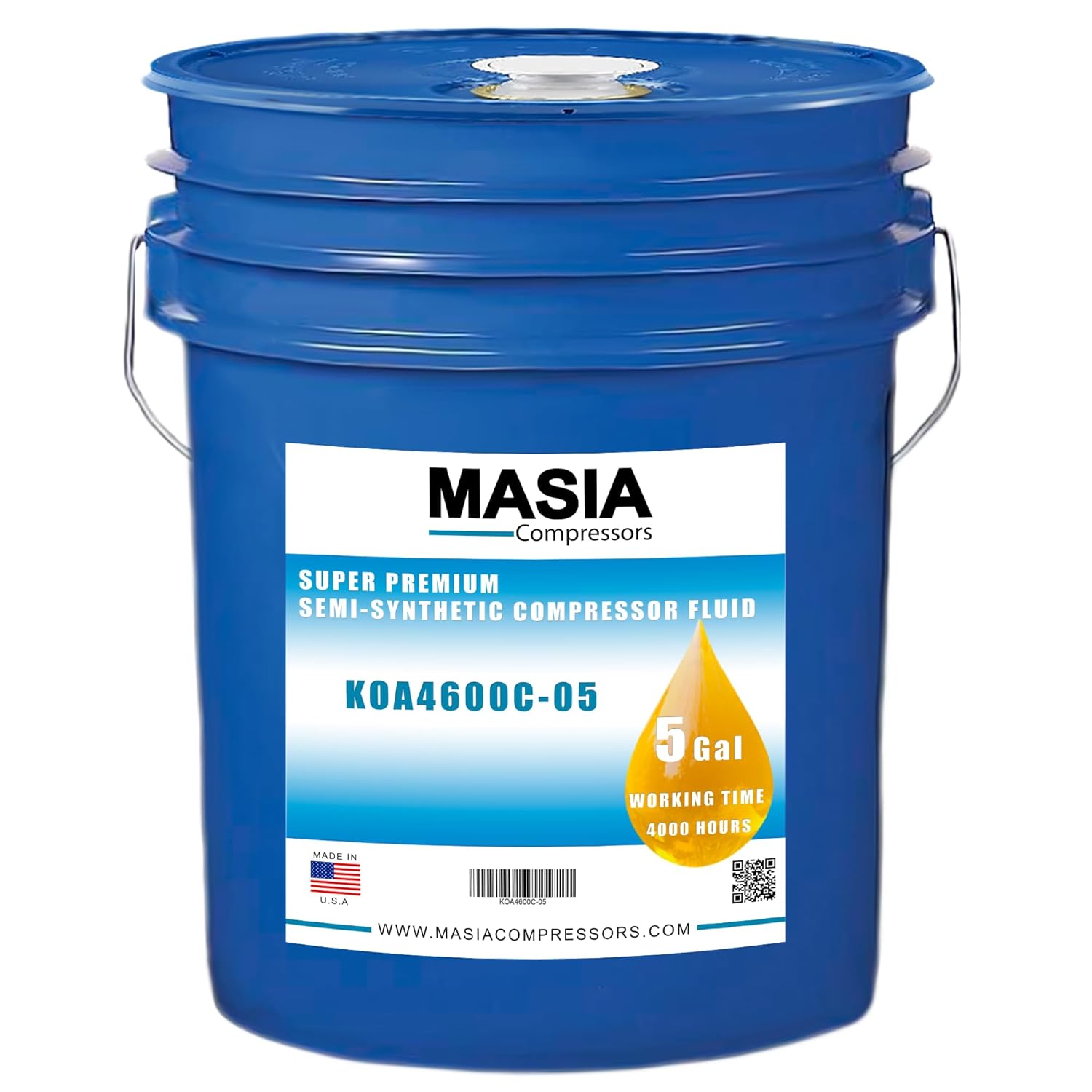 Screwguard Rotair Lubricant for Compressor Compatible with Chicago Pneumatic - 5 gal