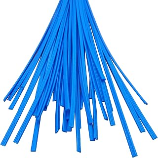 Plastic Welding Rods Welder Sticks PP Material Double Strand, Suitable for Repair Welding, 50Pcs,Blue