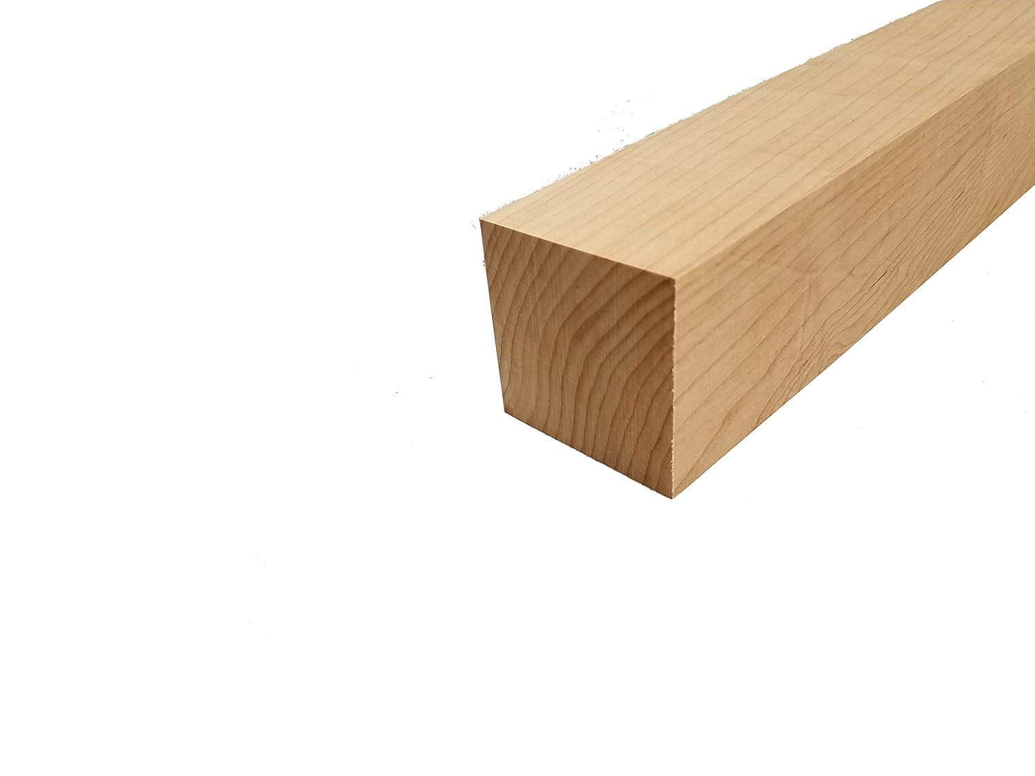 Barrington Hardwoods Hard Maple Lumber Turning Blank Square - 2.5" x 2.5" x 36" (1 Pc)