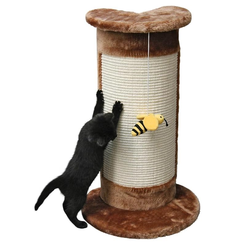 Árvore de Atividades para Gatos de Canto em Sisal KERBL PET com Abelha, 58 cm