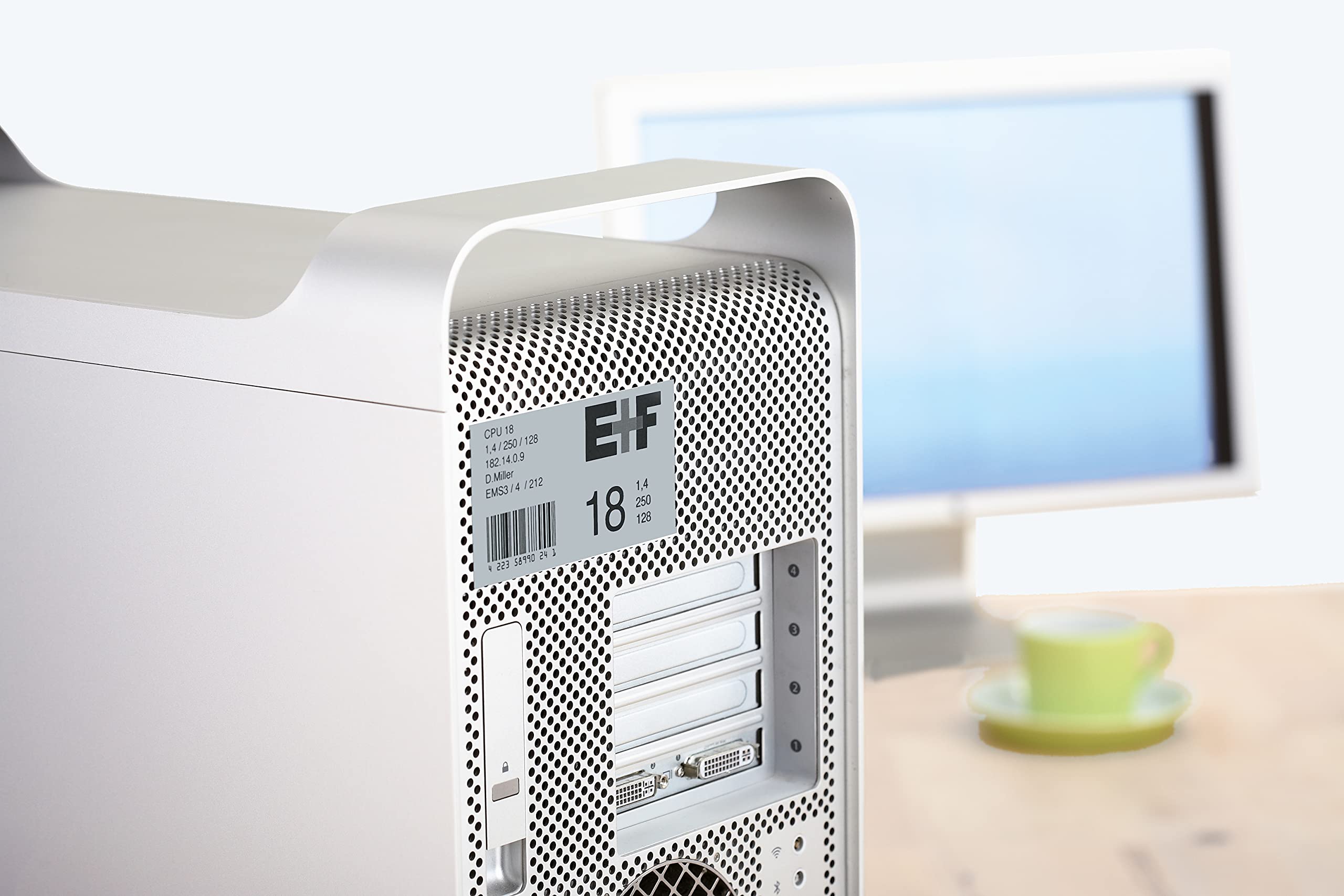 Etichette Adesive Argentate HERMA - 96x50,8 Mm Per Stampante Laser - Foto 8