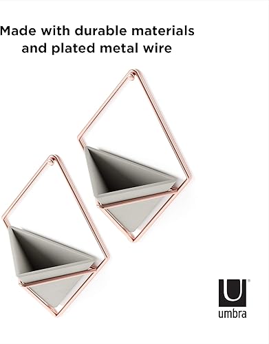 Miniatura 6 de Umbra Trigg  Maceta colgante y recipiente geométrico para decoración de pared ideal para plantas suculentas plantas de aire mini cactus plantas
