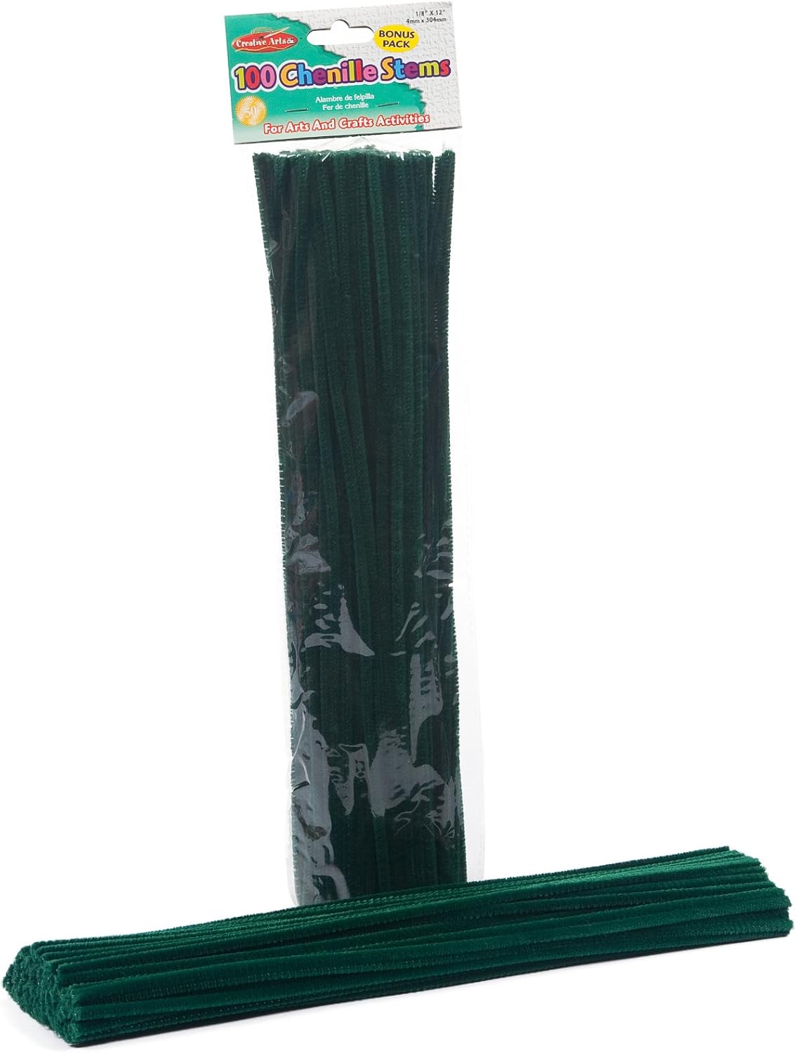 Creative Arts by Charles Leonard Chenille Stem Class Pack, 6 MM x 12 Inch, Assorted Colors, 1000/Box (65610) : Arts, Crafts & Sewing
