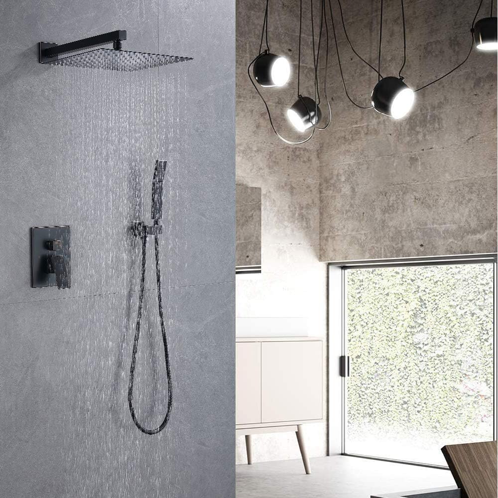 Uр Tо 60% оƒƒ KOJOX Oil Rubbed Bronze Shower System with High Pressure 12 Inch Rainfall Shower Head, Handheld Shower head and Shower Faucet Trim valve, Bathroom Luxury Rain Mixer Shower Set Wall Mounted Bеѕt Dеаl KOJOX Oil Rubbed Bronze Shower System with High Pressure 12 Inch Rainfall Shower Head, Handheld Shower head and Shower Faucet Trim valve, Bathroom Luxury Rain Mixer Shower Set Wall Mounted