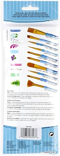 Miniatura 4 de Royal Brush Crafter's Choice Golden Taklon - Juego de brochas (3 por paquete) multicolor