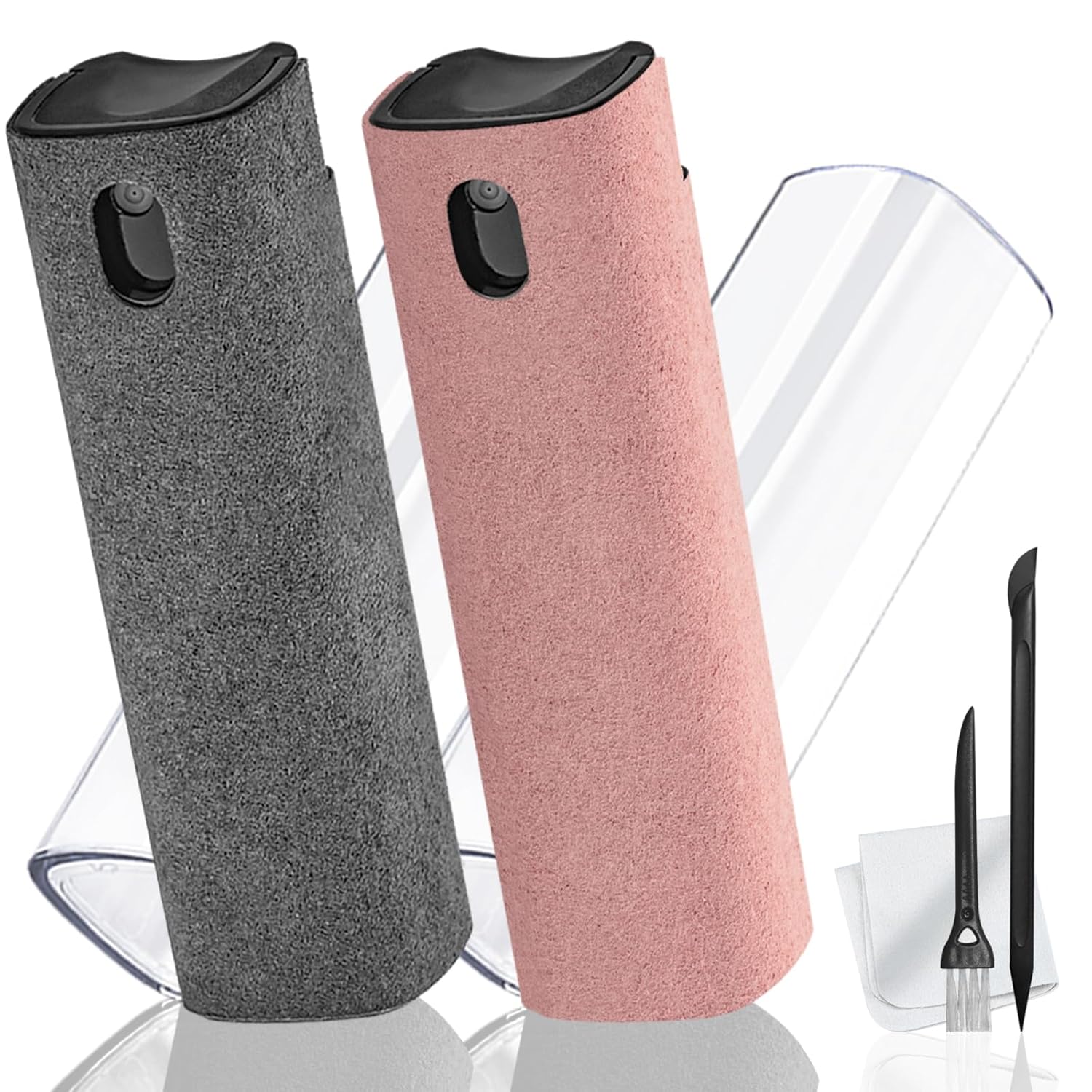 walrfid 2Pcs Laptop Screen Monitor Cleaner Spray, Phone Touchscreen and Car Screen Cleaning Kit for Cell Phones, Tablet, PC, Computer, iPhone, iPad, MacBook Pro – Black and Pink walrfid 2Pcs Laptop Screen Monitor Cleaner Spray, Phone Touchscreen and Car Screen Cleaning Kit for Cell Phones, Tablet, PC, Computer, iPhone, iPad, MacBook Pro – Black and Pink