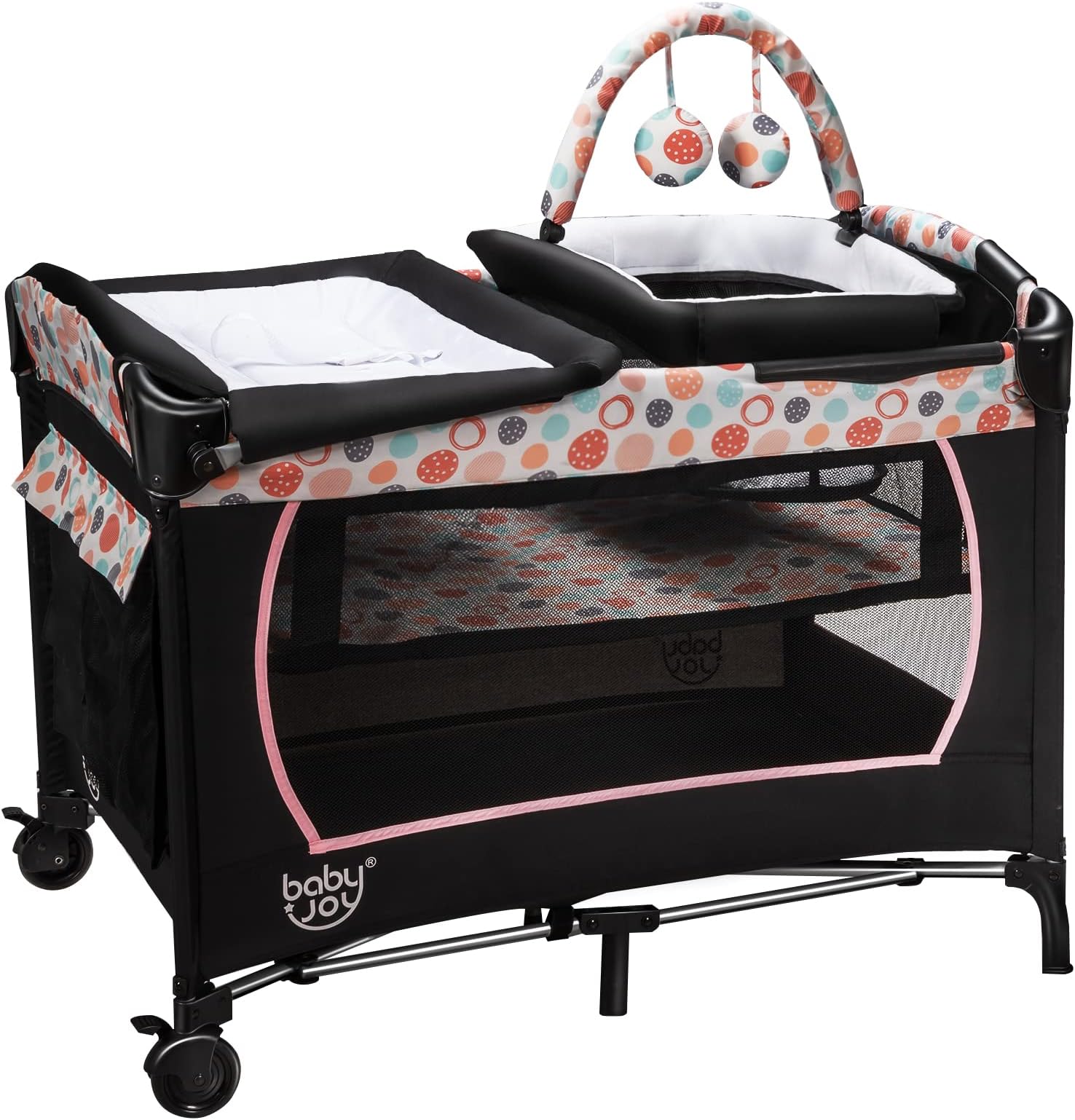 HONEY JOY 4in1 Pack and Play with Infant