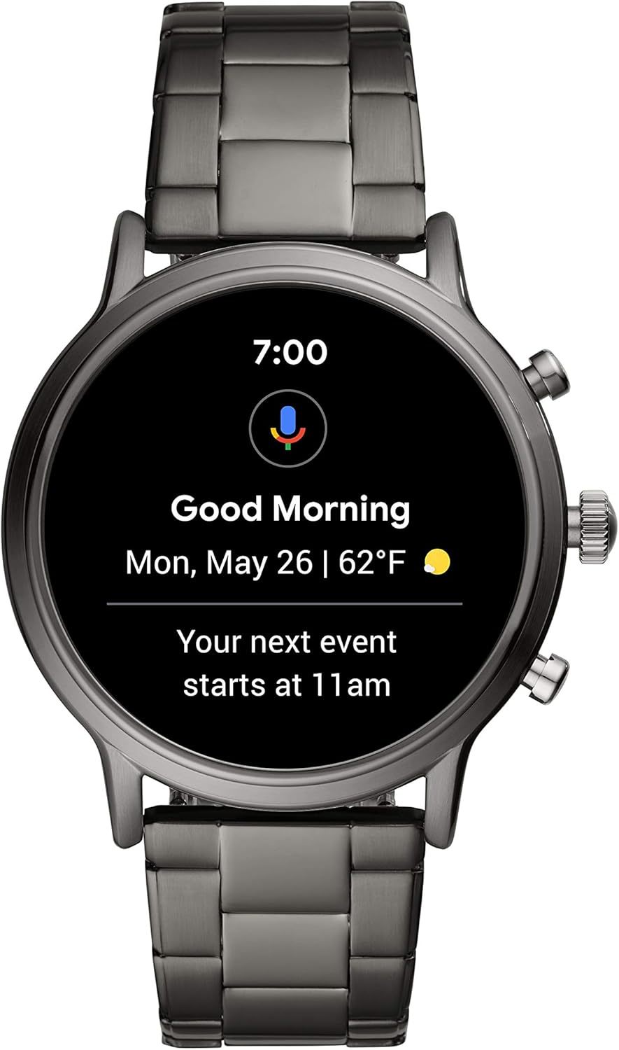 Fossil Gen 5 Carlyle Stainless Steel Touchscreen Smartwatch with