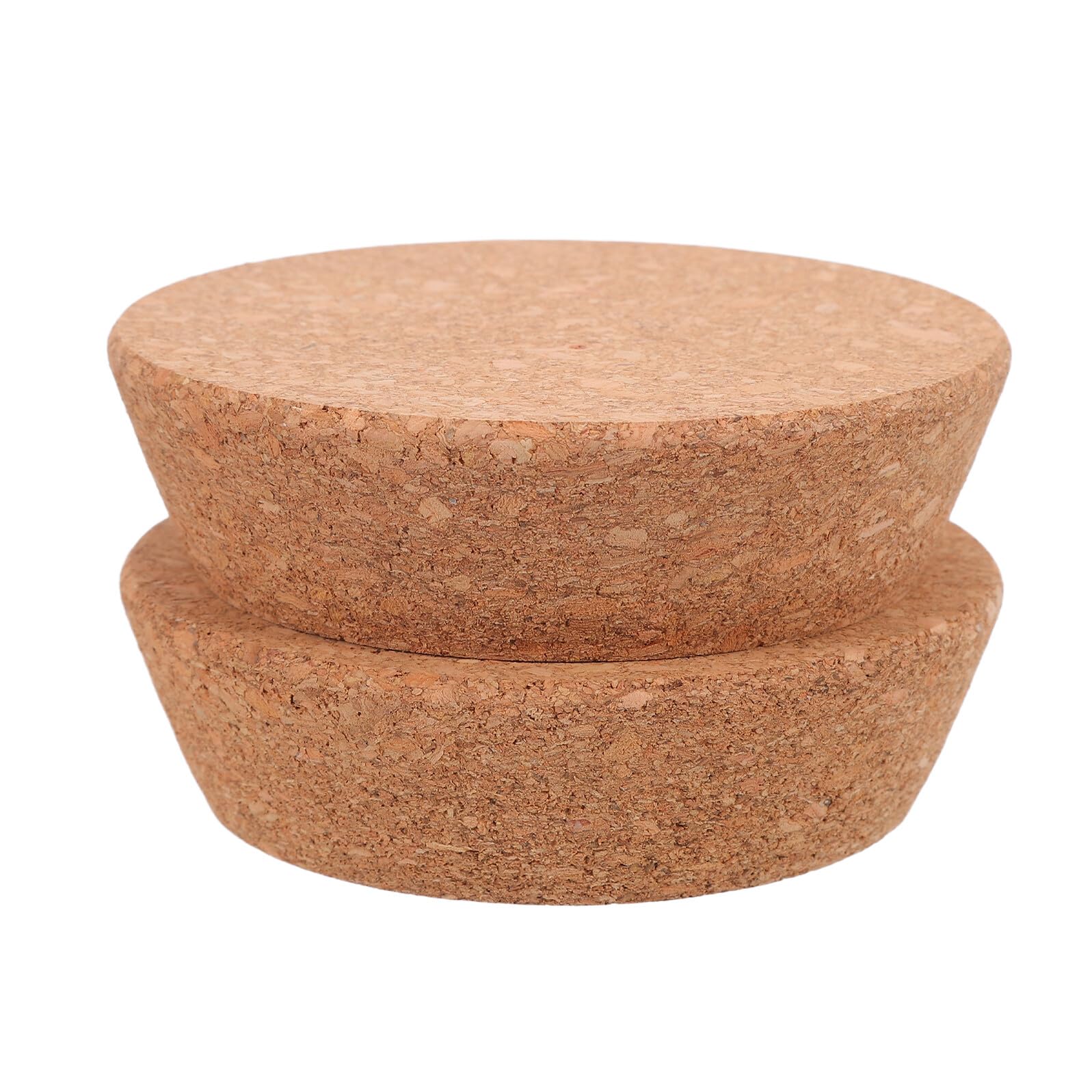 Tapones de corcho natural para manualidades creativas y decoración de frascos, pack de 2