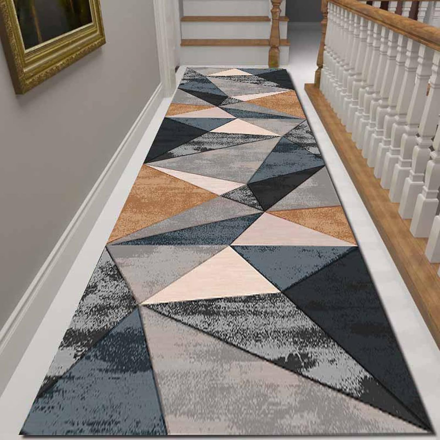 Tapis de couloir long antidérapant 1.2x6m salon escaliers bureaux