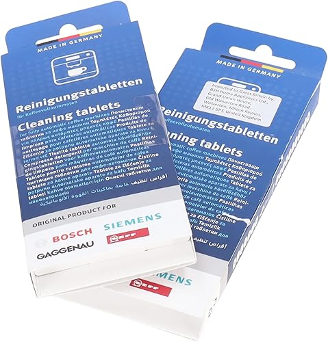 Miniatura 9 de Tabletas de limpieza, paquete de 20 unidades para adaptarse a la cafetera Bosch