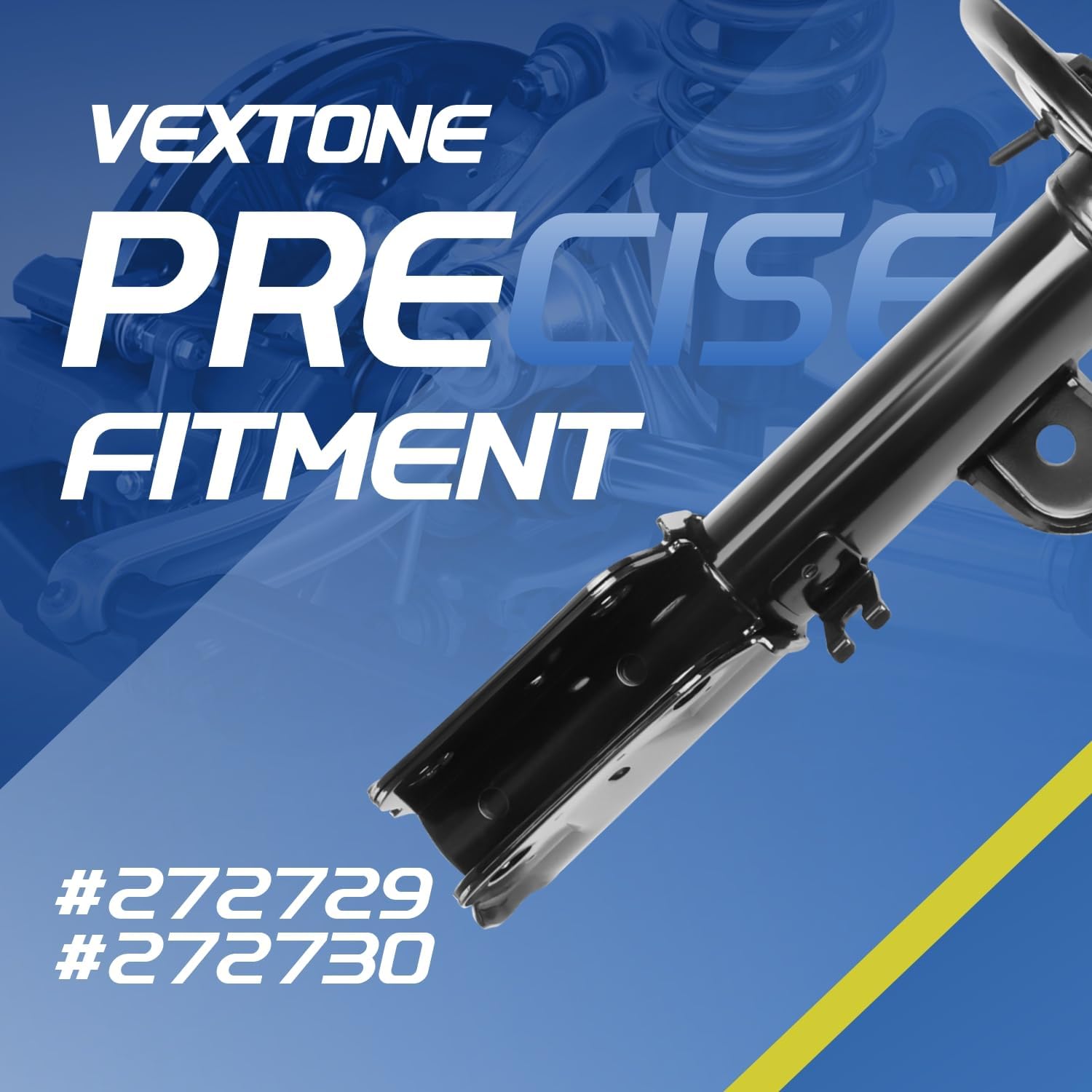 Vextone - Front Struts Shocks Complete Assembly - Fit for 2013 2014 2015 2016 2017 2018 2019 Ford Explorer 3.5L AWD - Quick Install Replace 272729 272730 Ready Strut (Set of 2)