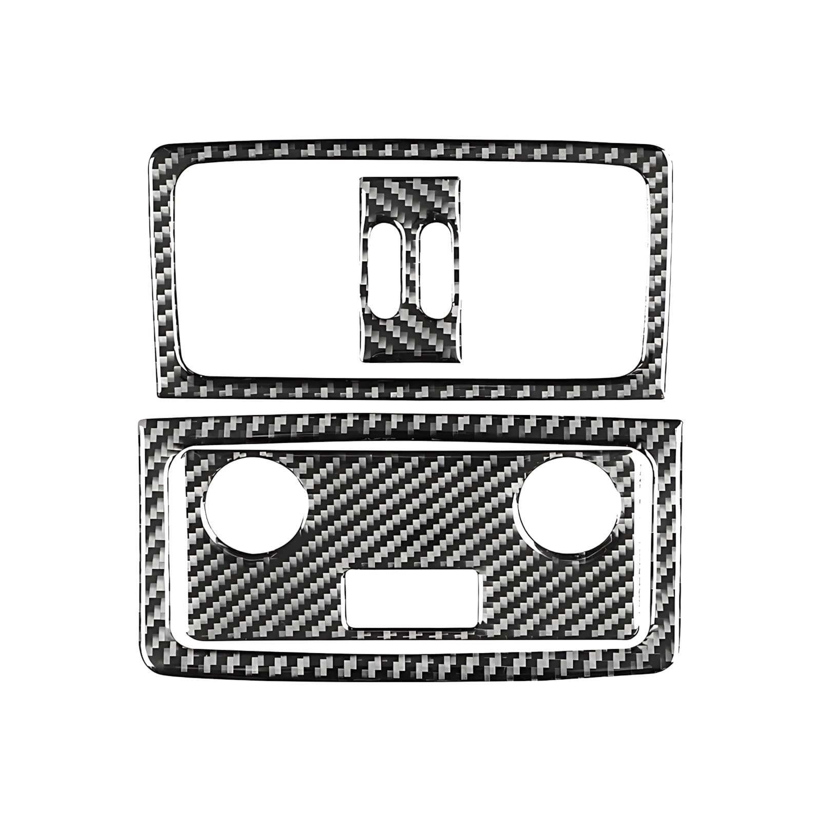 Dashboard Air Vent Frame Compatible with BMW for 5 Series E60 2004-2010 Car Rear Air Vent Trim Frame Air Outlet Decorative Cover Sticker