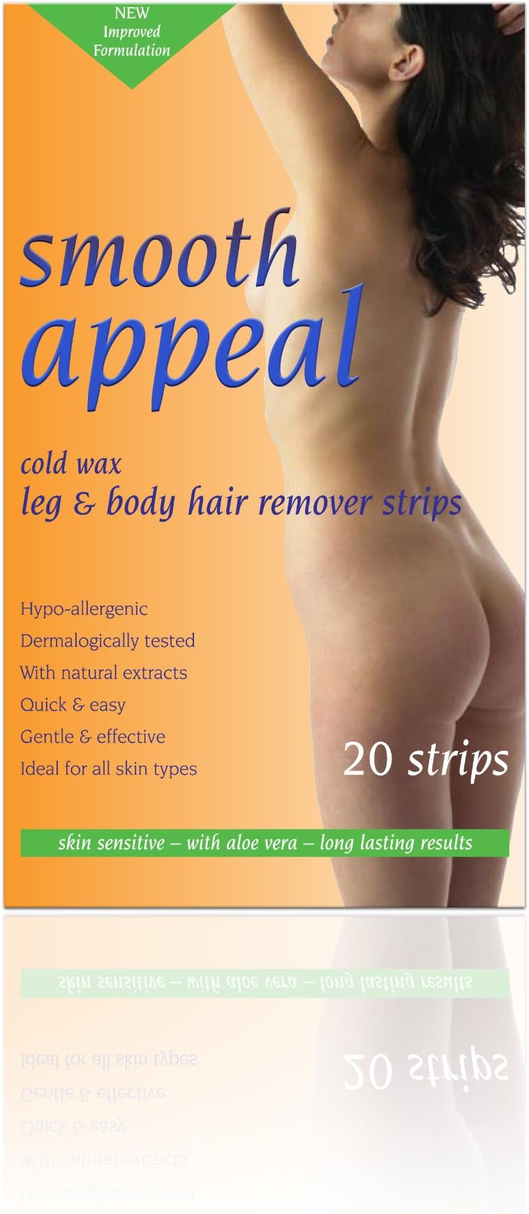 Hypoallergenic Leg and Body Waxing Strips