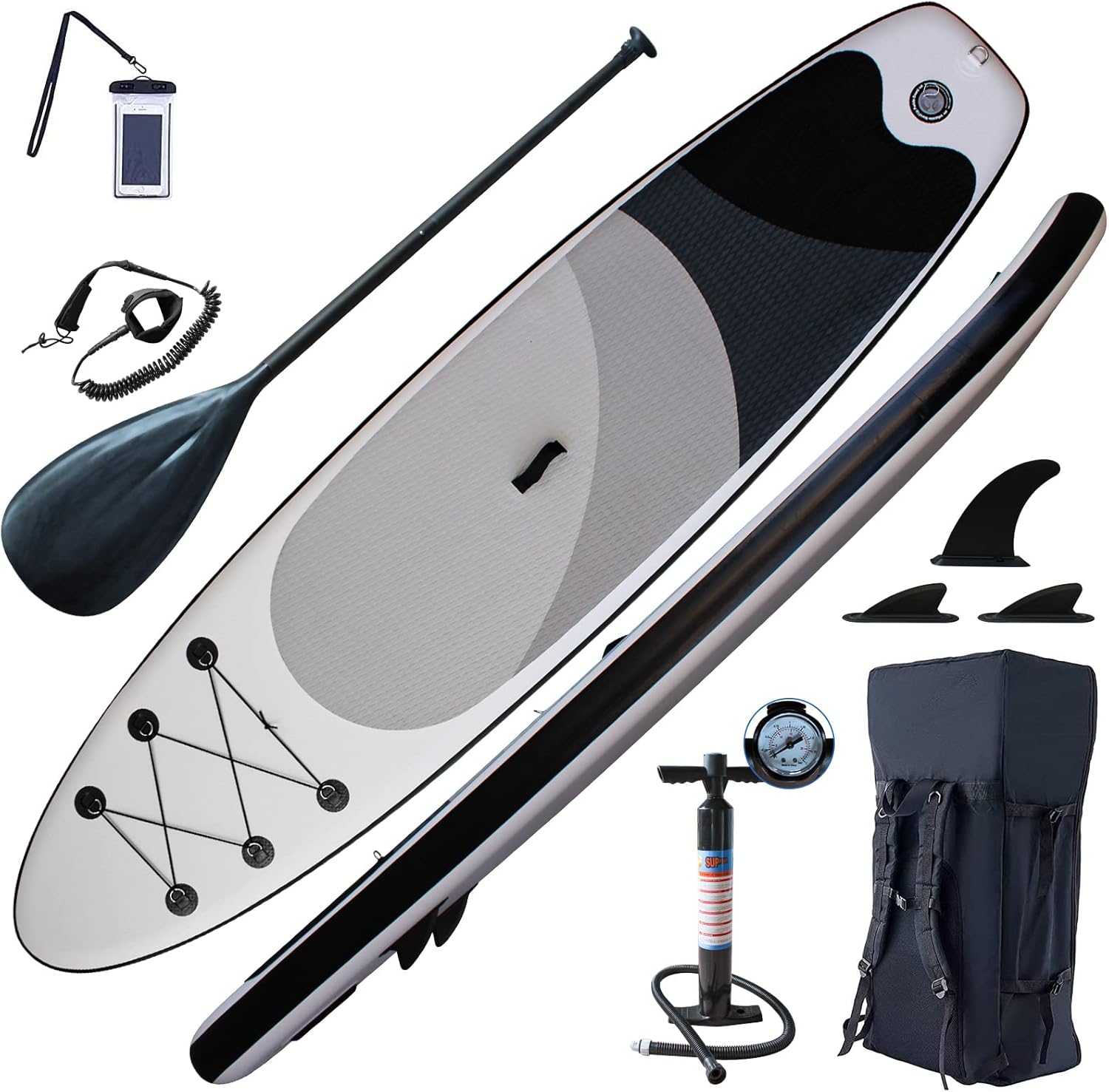 Aufblasbares SUP Board, Stand Up Paddling Board Set 320cm×82×15cm