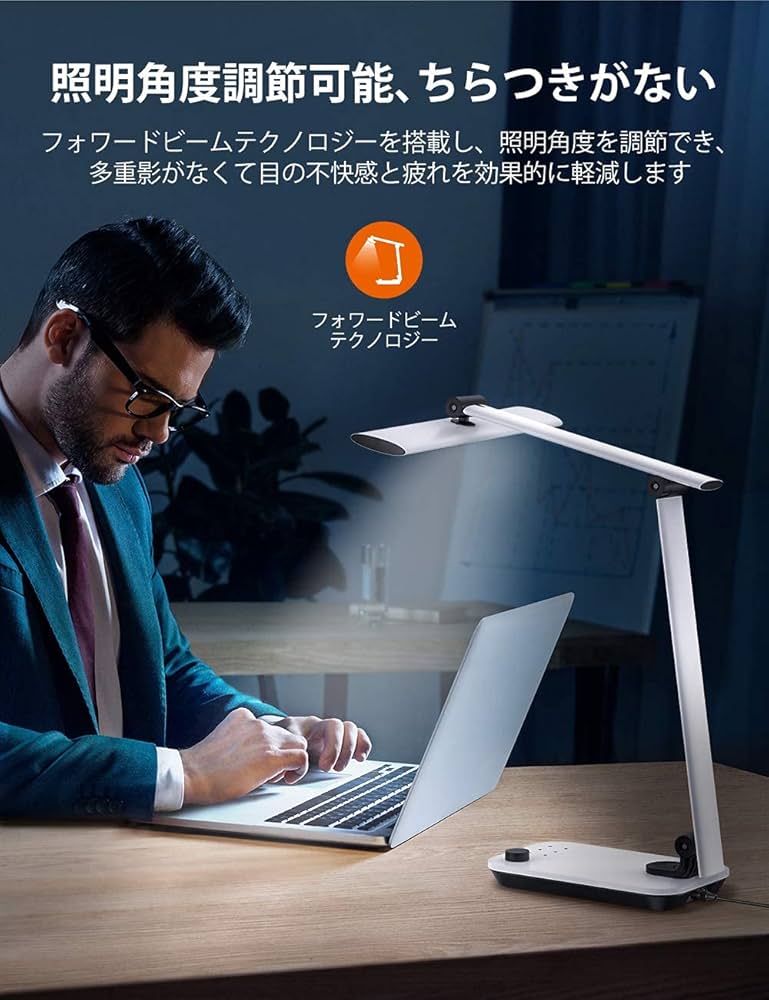 デスクライト LED電気スタンド 太陽光 950lm 光感 Amazon.co.jp: デスクライト LED 電気スタンド 【無段階調光調色