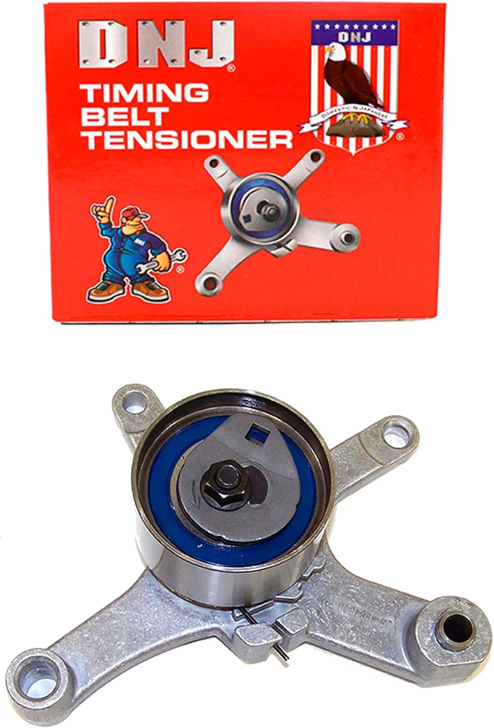 DNJ TBT149 Timing Belt Tensioner Bearings For 95-05, Dodge, Eagle, Chrysler, Mitsubishi, Plymouth, Sebring, Neon, Avenger, Straus, Talon, 2.0L, L4, SOHC, DOHC, Naturally Aspirated