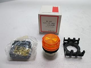 New Cutler Hammer E22H9X10 Pilot Light, Amber Plastic Lens, 22.5mm Bayonet