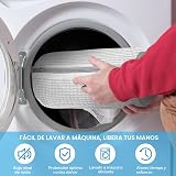 CNMTCCO Lot de 2 Sac Lavage Chaussures Machine à Laver, Sacs à Linge en Maille Réutilisables avec Fermeture Éclair Cachée, Filet de Nettoyage à 360° pour Baskets et Chaussures de Sport (2 sets blancs) - 5