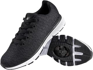 Tommaso Men's Indoor Cycling Shoes – SPD Compatible – Pre-Installed Cleats – Road, Gravel & Spin Bike Shoes – Walkable Design Price In India