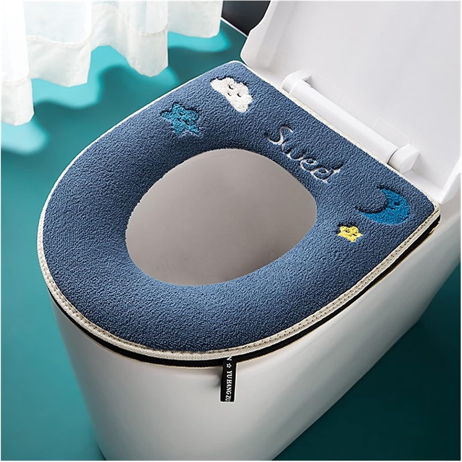 Zipper Toilet Seat Cover Household General Toilet Toilet Seat Cover