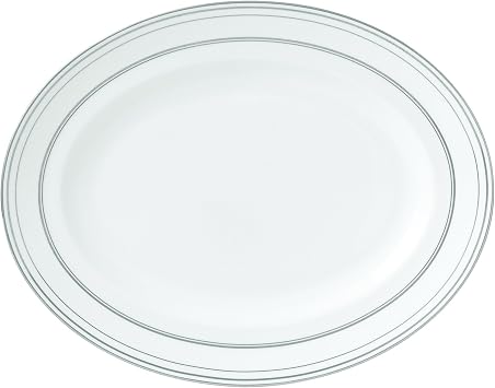 Wedgwood Radiante Oval Platter, 13.75", White