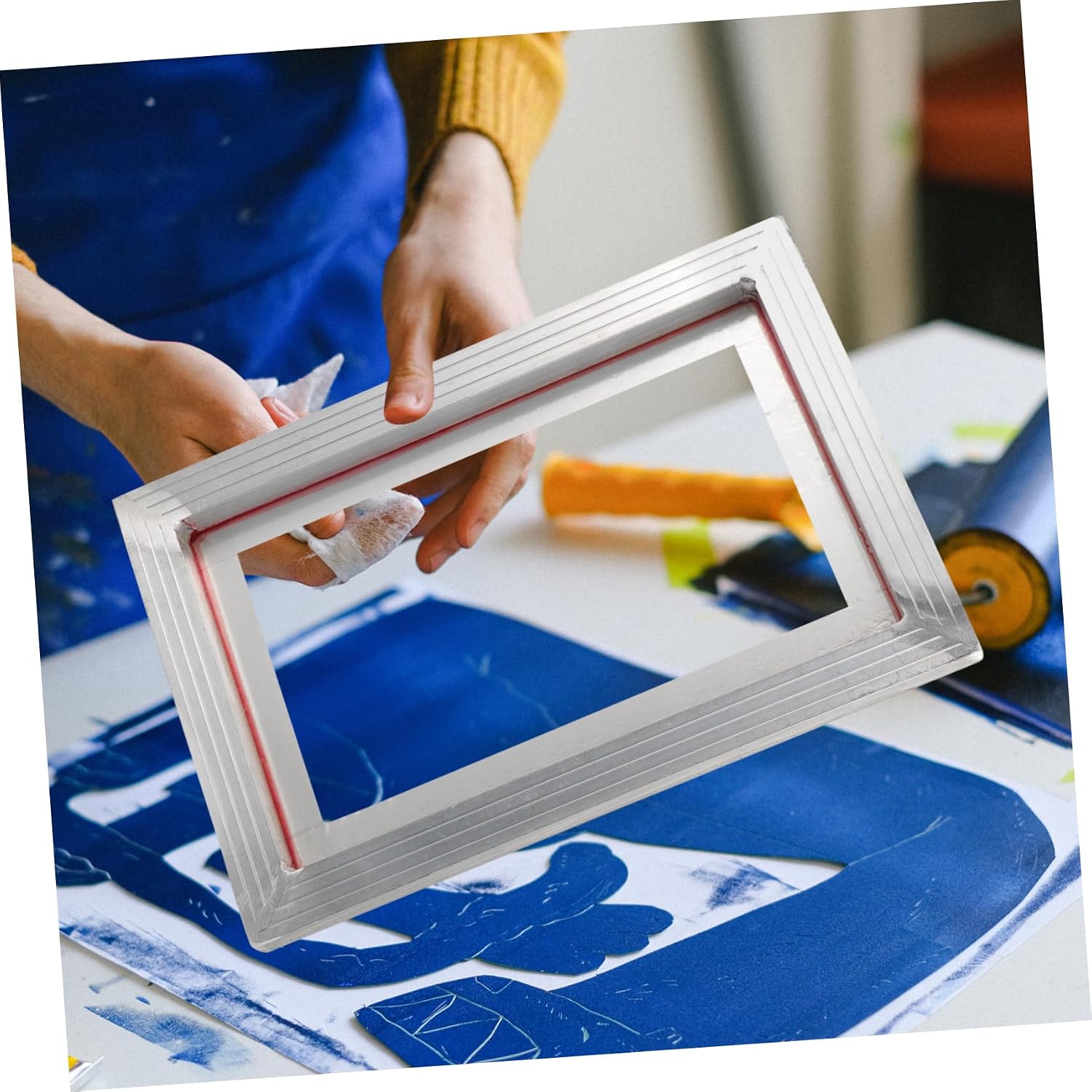CORHAD Aluminum Alloy Screen Printing Frame DIY Printing Frame Shirts Canvas Handbags School Uniforms