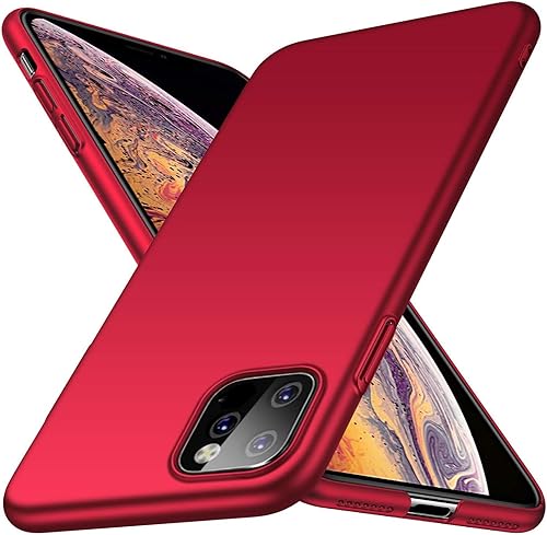 Funda compatible para iPhone 11 protección delgada protección contra golpes arañazos caídas marcas plástico PC Premium carcasa rígida minimalista