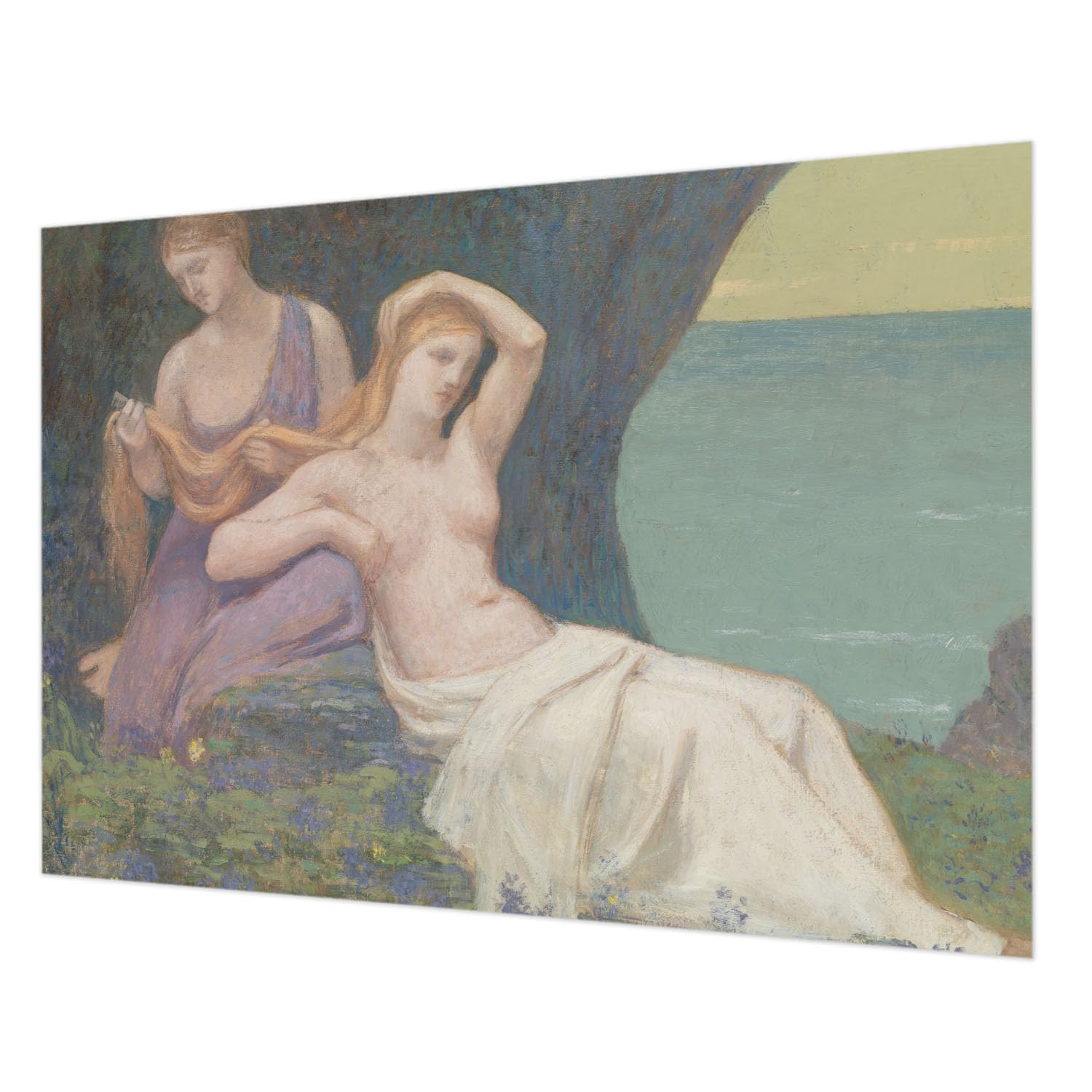 Papier peint intissé facile à nettoyer Tulup motif bord de mer