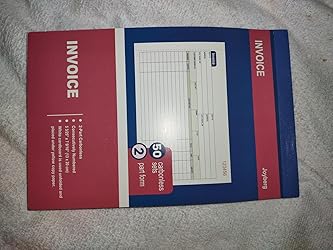 Amazon.com : 2 Packs Invoice Book for Small Business 2-Part Carbonless ...