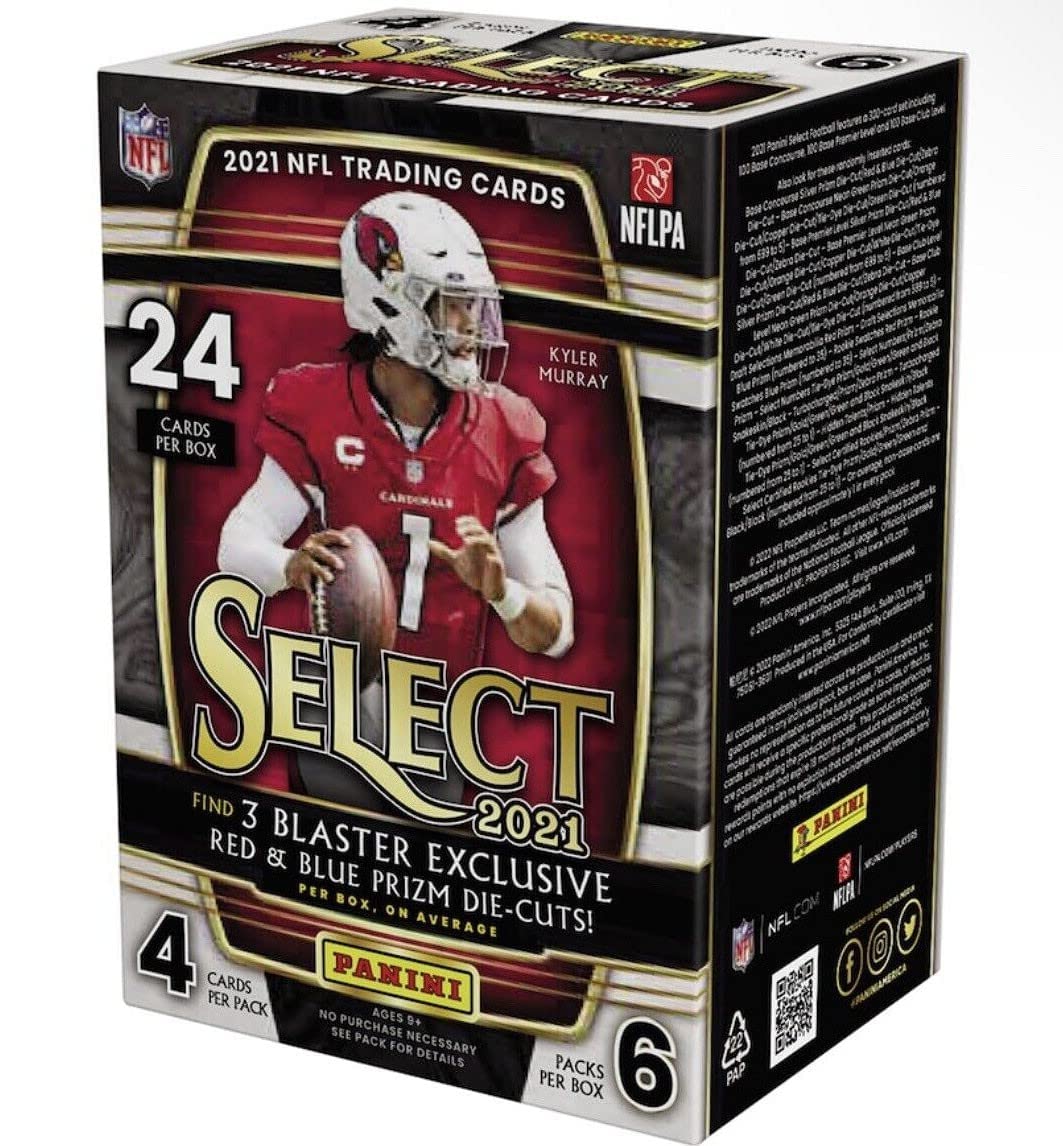 2021 Panini Select Football NFL Blaster Box 24 Trading Cards 2021 Panini Select Football NFL Blaster Box 24 Trading Cards