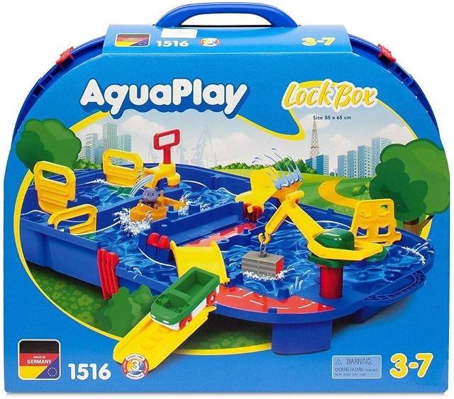 AquaPlay Lock Box Playset, Water Table Suitable for Kids Ages 3+ Years, Medium