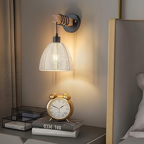 Miniatura 7 de Aplique de pared a pilas, juego de dos apliques de pared inalámbricos con control remoto, luces de pared regulables para interiores con pilas para