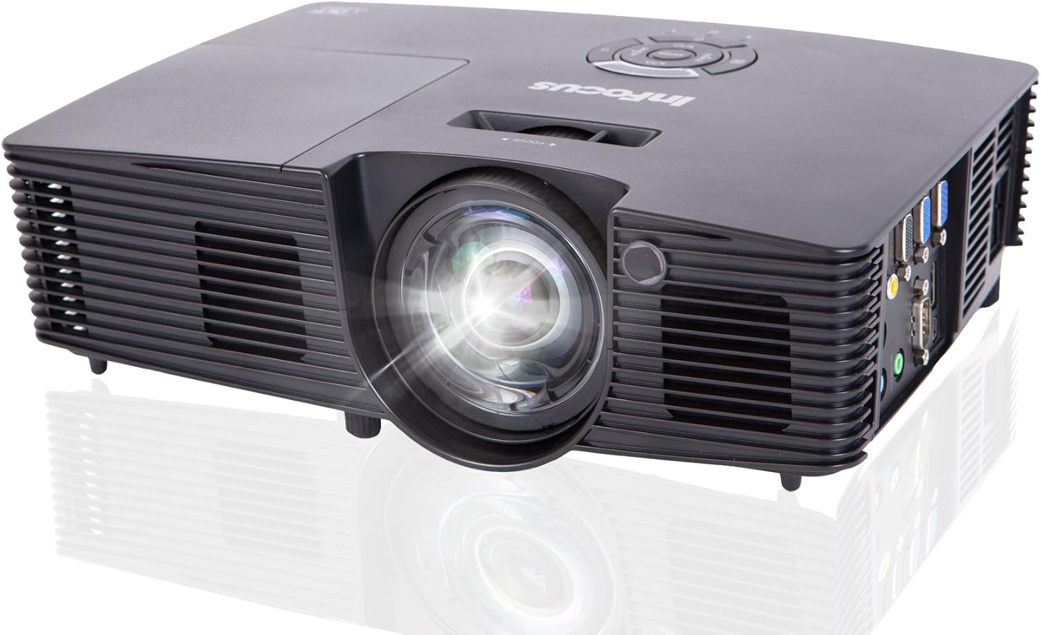 InFocus Corporation IN112v SVGA Projector, HDMI, 3500 Lumens, 17000:1 Contrast Ratio, 3D, PRO J