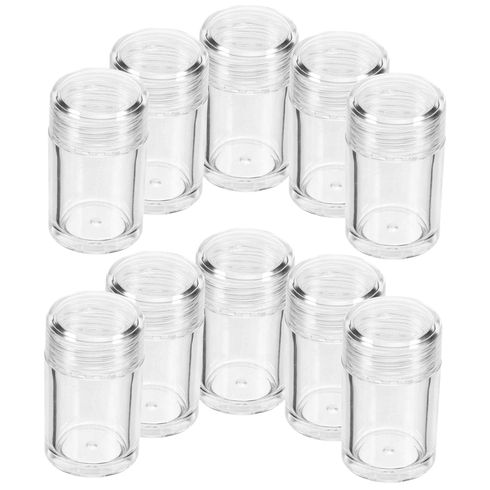 Beavorty 5 Sätze 5 Ml Flasche Für Losen Puder Mit Netz Make Up Spenderflasche Spender Lose Behälter Spüle Hautpflegeflaschen Leerer Behälter Entleerung Von Spülmittel 12 Stück * 5