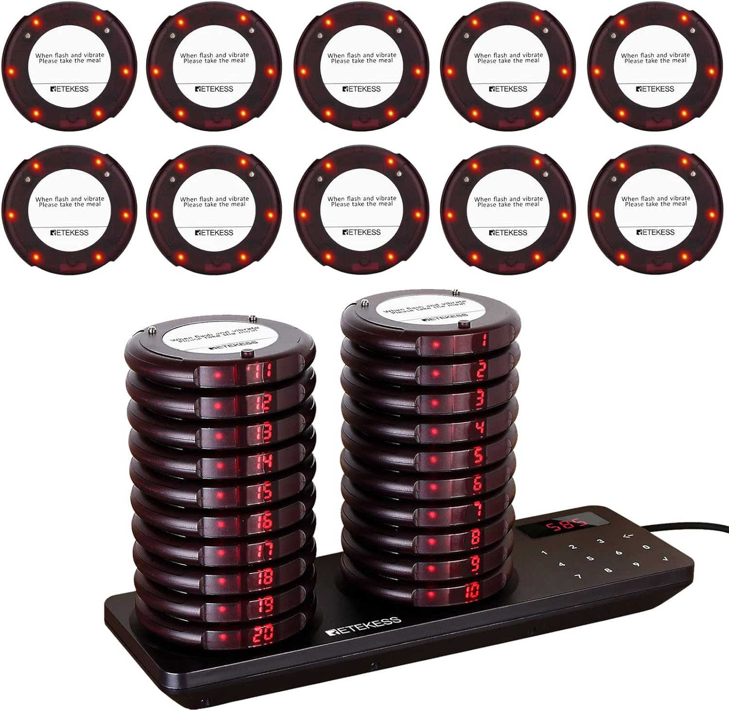 Retekess TD163 Restaurant Pager System,Pagers for