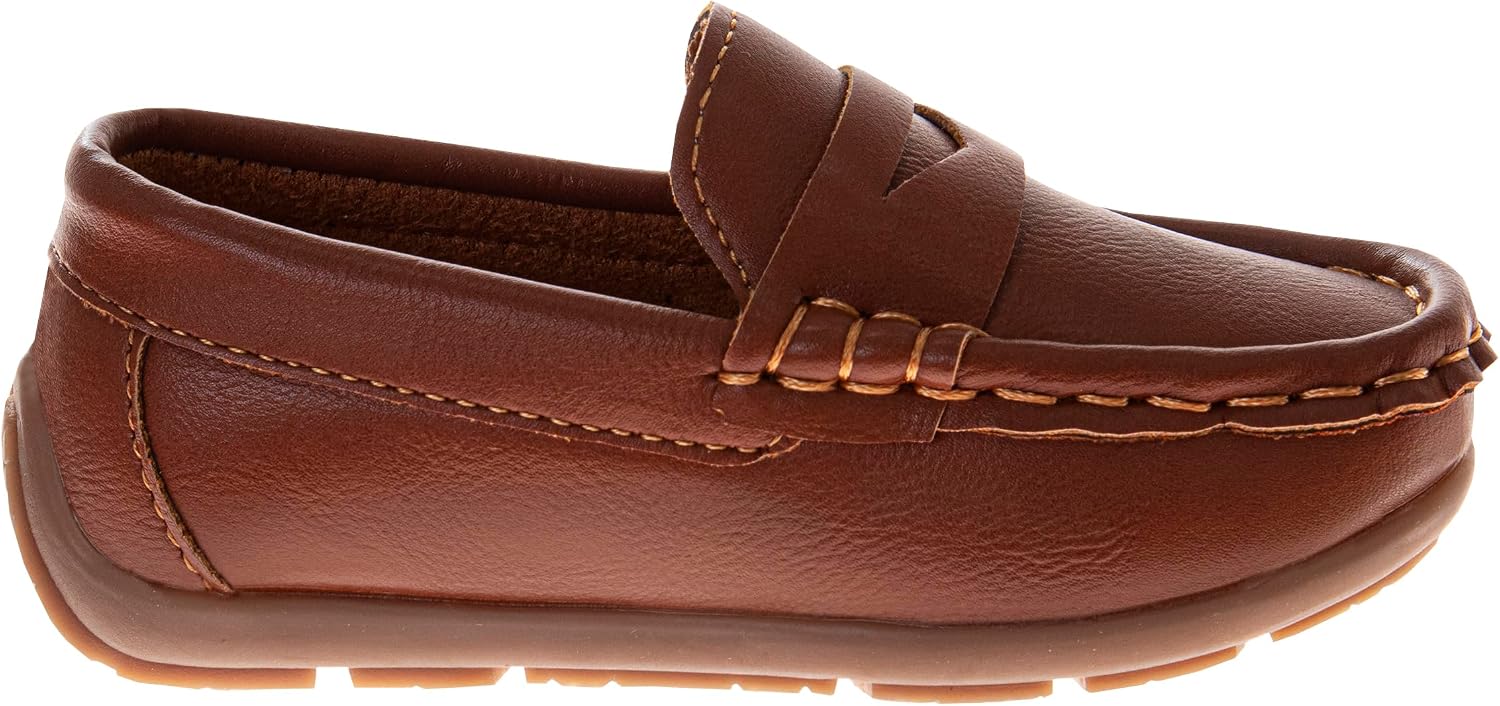 French Toast Boys Oxford Shoes Slip On Dress Shoes Moccasins Penny Loafers for Boys (Size 5-10 Toddler / 11-13 Little Kid / 1-4 Big Kid)