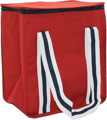 Miniatura 2 de Earthwise Bolsas aisladas reutilizables de nailon resistente al agua con cierre de cremallera que mantiene la comida caliente o fría (paquete de 2),