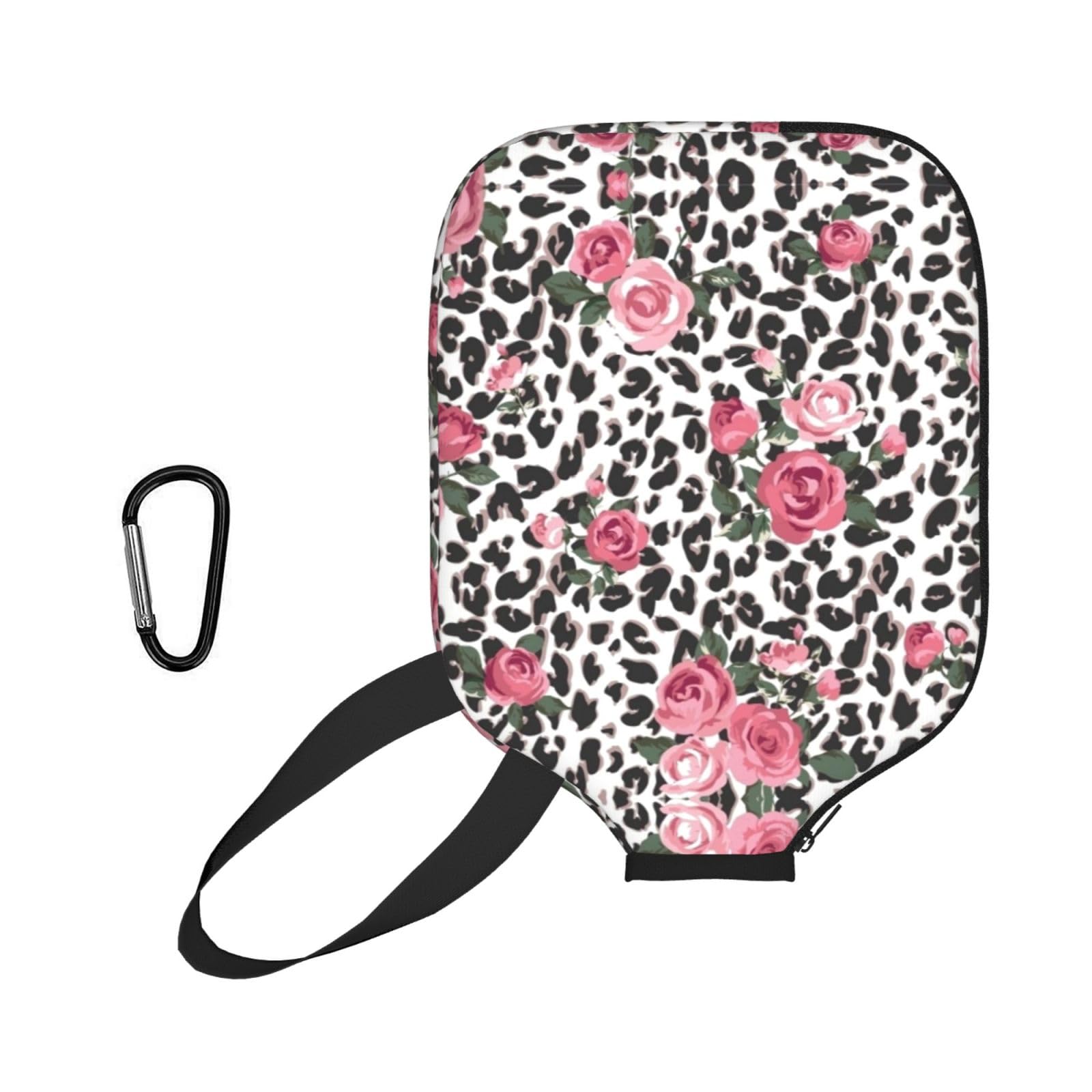 ESNAIUVCD Pink Cute Rose Mix Leopard Pattern Print