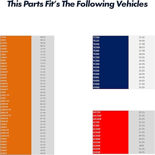 Miniatura 2 de SCAR Palanca de cambios plegable Pedal de palanca de cambios forjado compatible con KTM XCF XCFW XC XCW SIX Days SX SXF EXCF EXC TPI 250 300 350