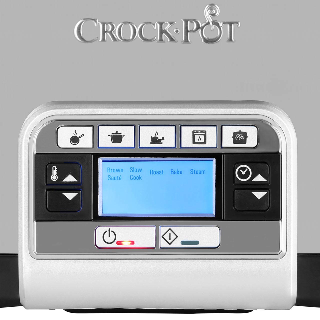 Crockpot Multi-Cooker | Programmierbarer Slow Cooker | Zum Sautieren, Braten und Dampfgaren | 5,6 l (6–7 Personen)| abnehmbare Schüssel [CSC024X]