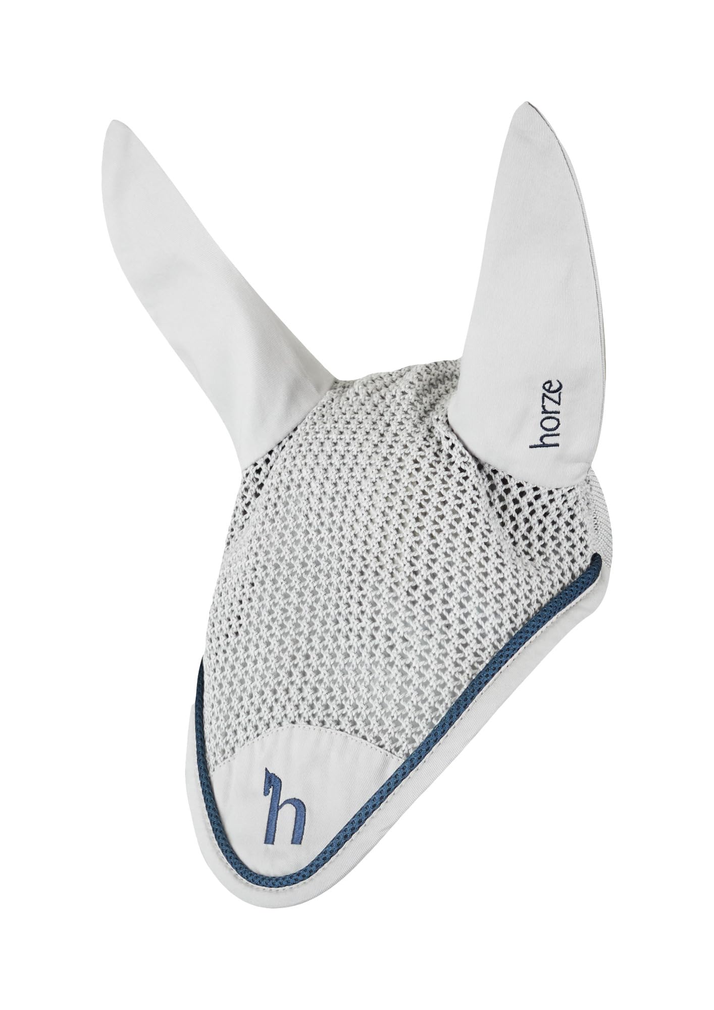 Filet d'oreille Horze Wicklow gris brume pour la protection du cheval