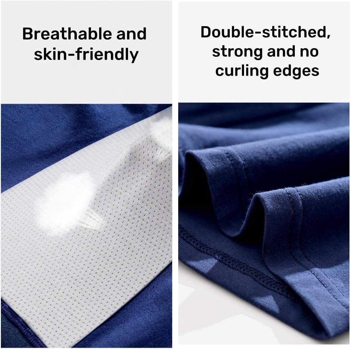 Men's Boxer Briefs,10 Pack,Breathable Soft Moisture-Wicking Quick-Dry Underwear - Image 6