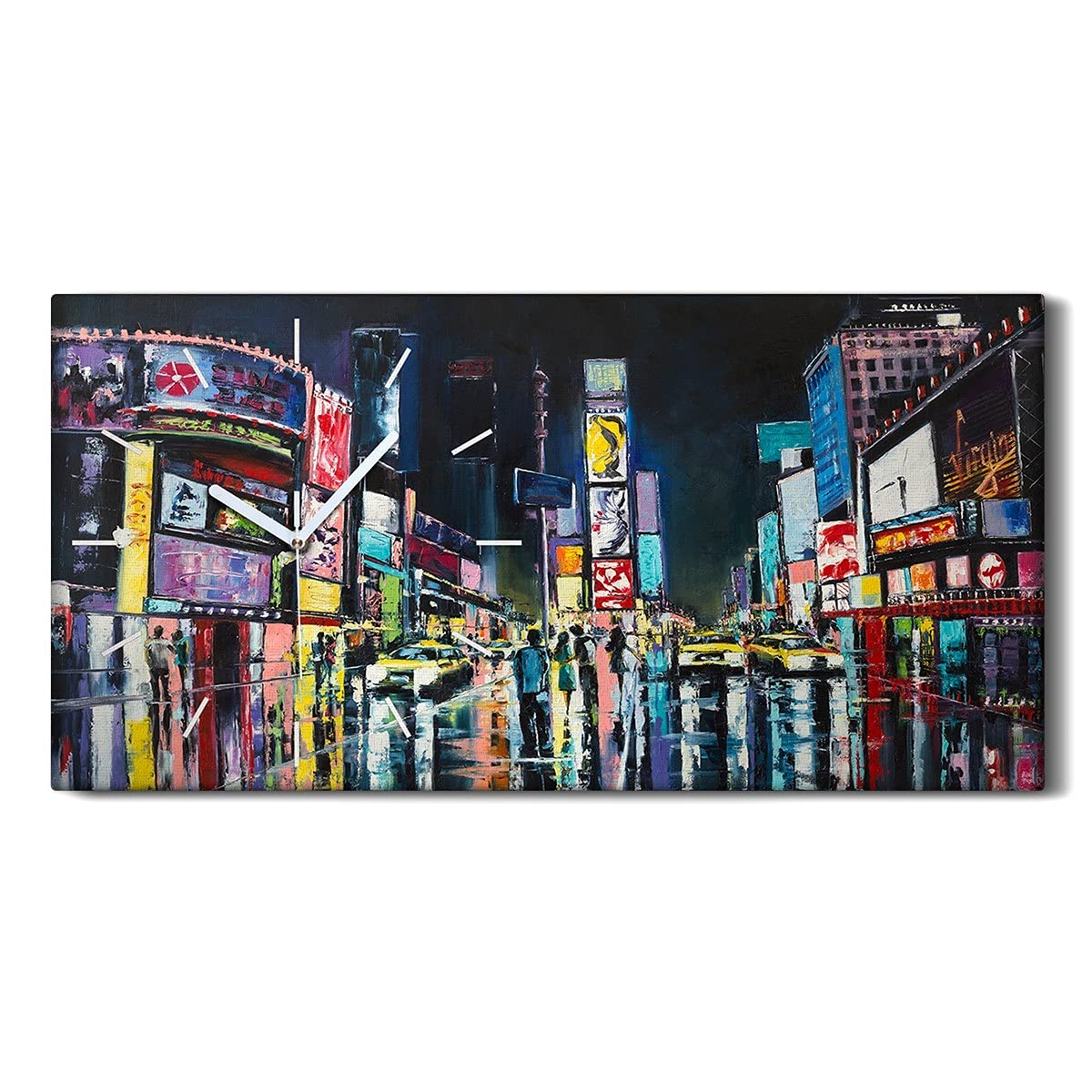 Image art moderne de haute précision avec texture sur toile et finitions mains blanches