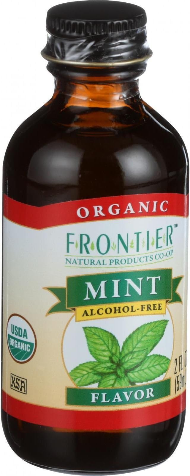 Mint Flavor-Alcohol Free (Organic) Frontier Natural Products 2 oz LiquidUSDA Organic