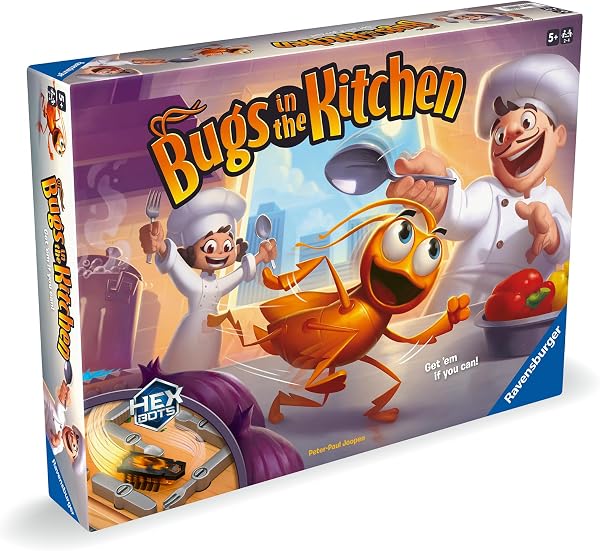 Ravensburger Bugs in the Kitchen 2024 - Enthralling Family Board Game | Ideal for Kids and Adults Aged 5 and Up | Offers Great Replay Value | Designed for 2-4 Players