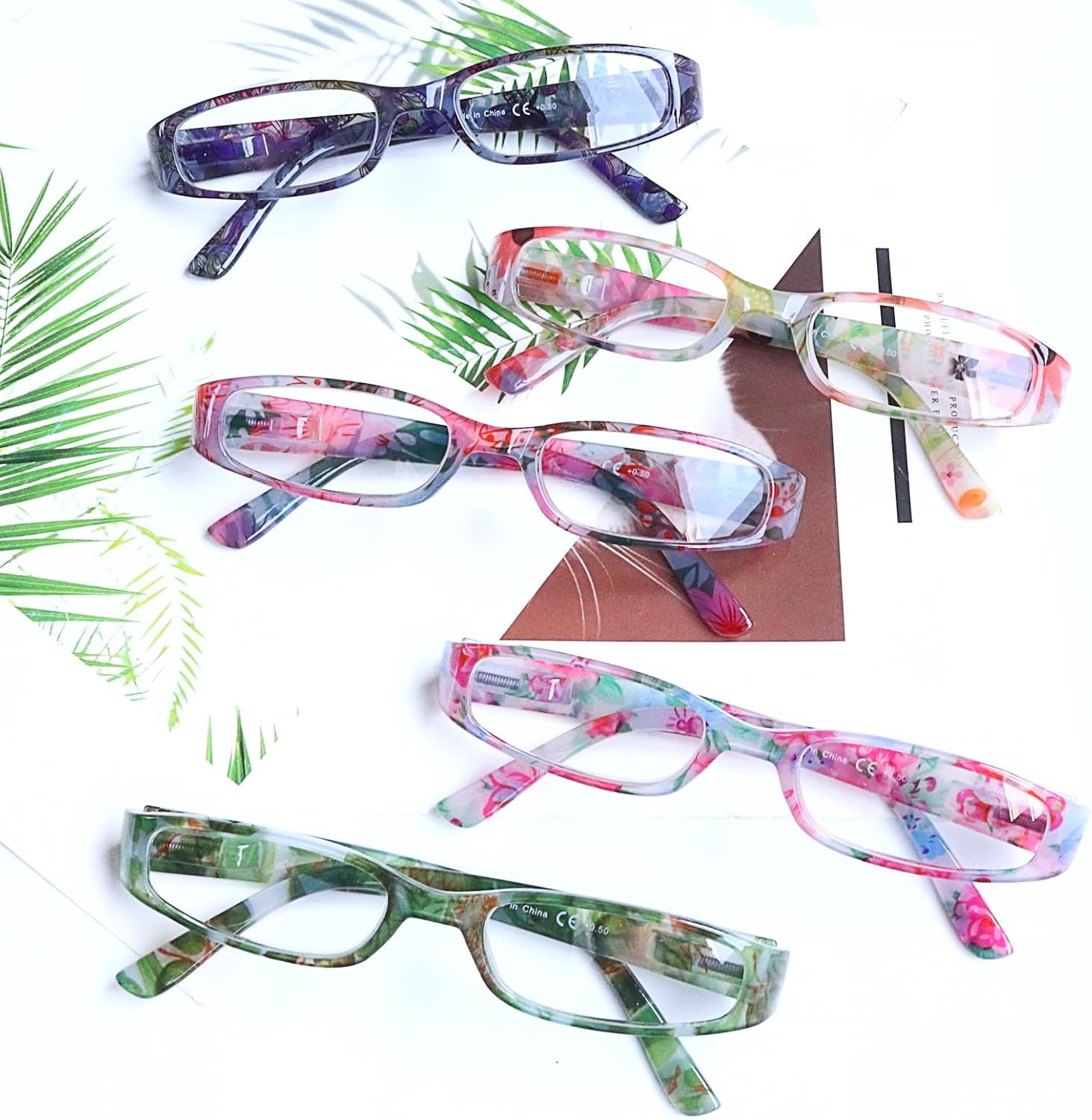 Kerecsen Reading Glasses 5 Pairs Ladies Fashion Spring Hinge Readers for Women - Image 6